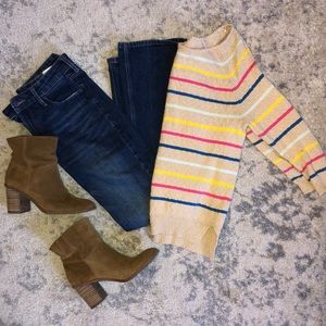 3 for $20 — Forever 21 Striped Boatneck Sweater sz small